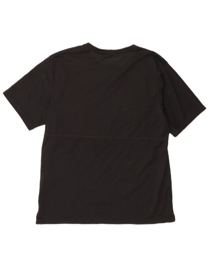 Nike Hommes Dri Fit T-Shirt Haut Noir Moyen Polyester
