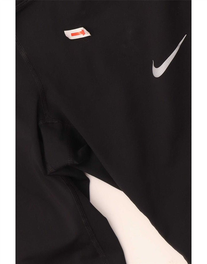 Nike Legging Capri Femme UK 14 Noir Moyen