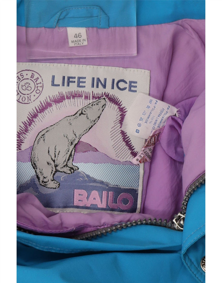 Bailo Veste de ski à capuche coupe ample Gore-Tex pour homme IT 46 Small Bleu Polyamide