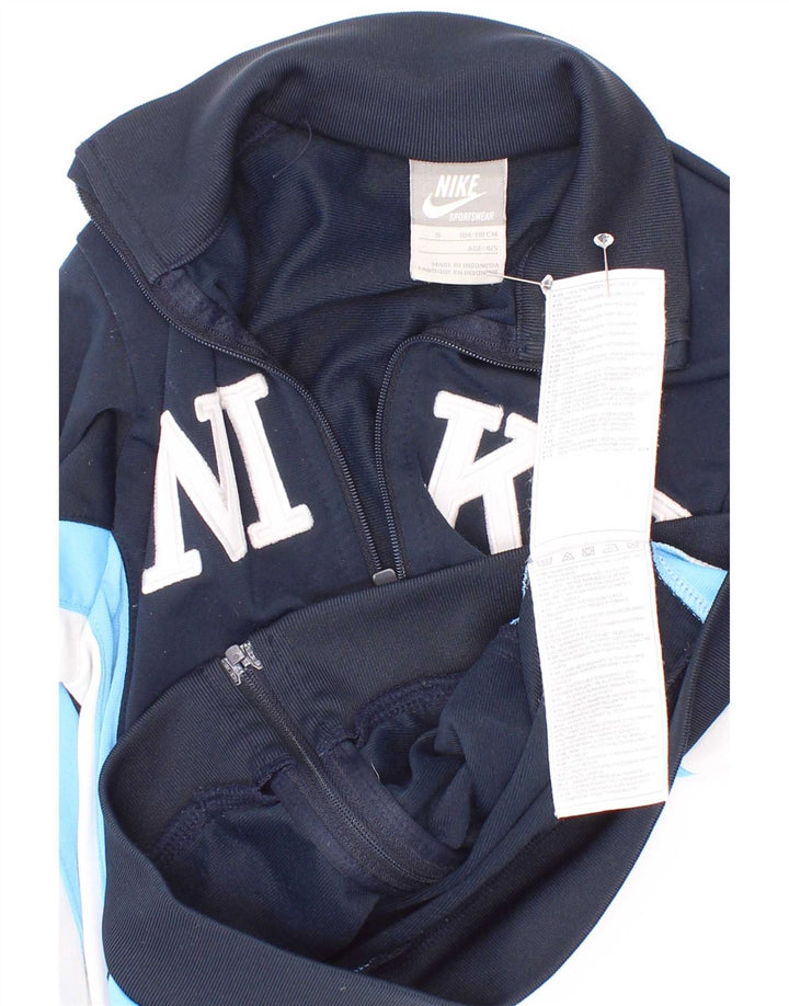 Nike Veste de survêtement pour garçon 4-5 ans Petit Bleu Marine Colorblock