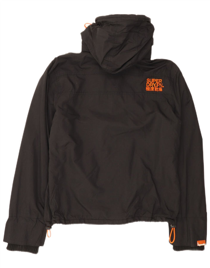 Superdry Veste coupe-vent The Windcheater pour femme UK 16 Large Noir Nylon