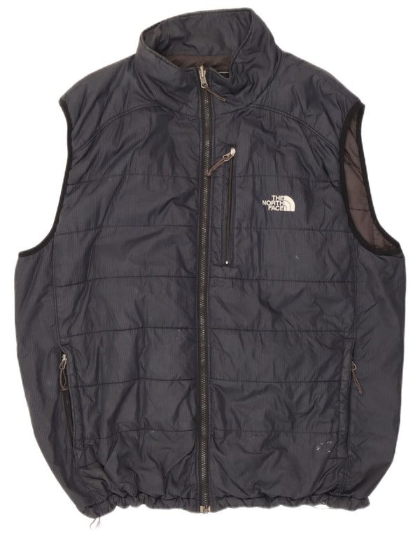 The North Face Gilet rembourré zippé pour homme UK 42 XL Noir Polyester