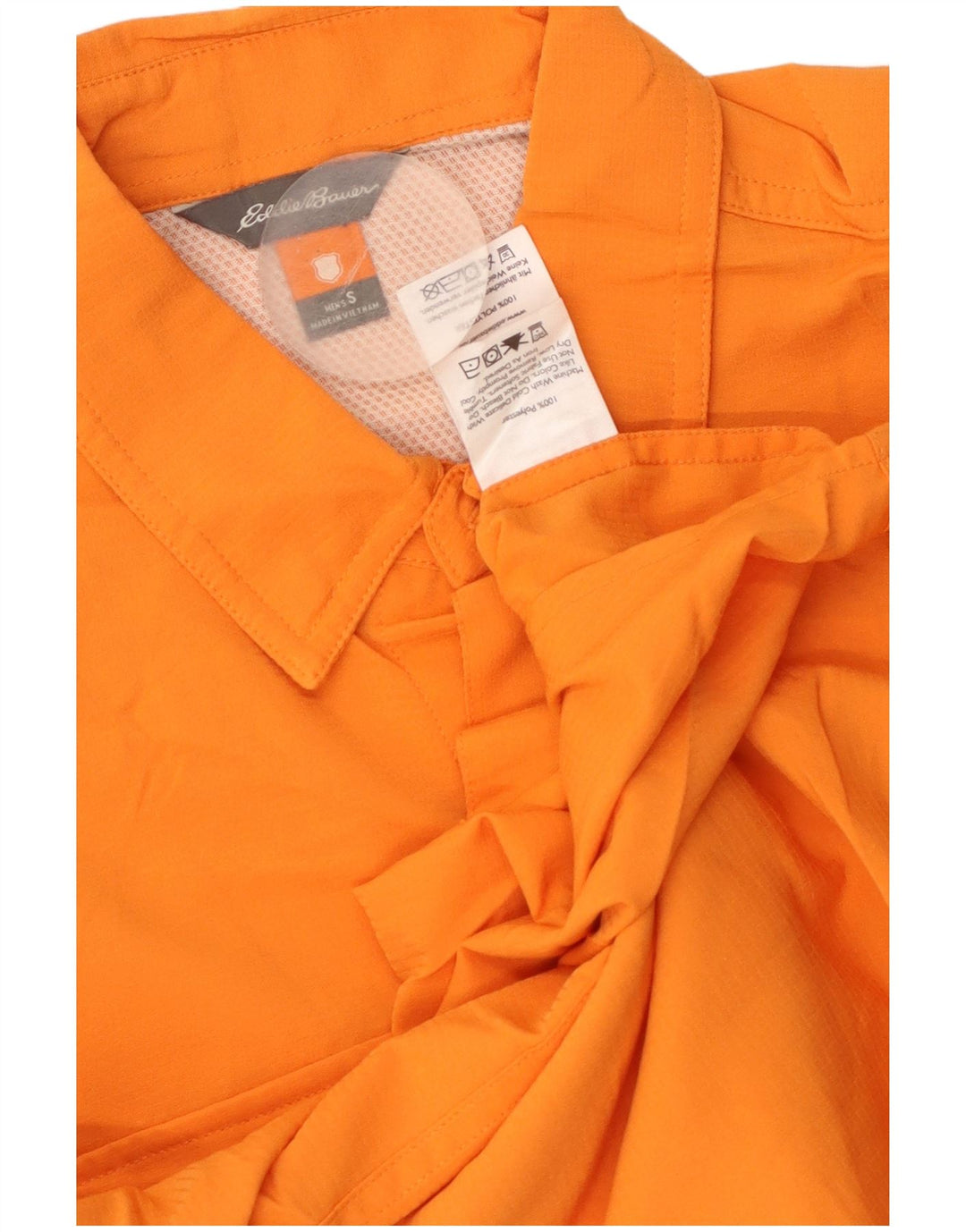 EDDIE BAUER Chemise Homme Petit Orange Polyester