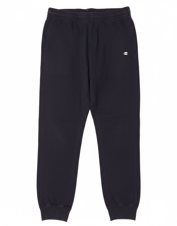 CHAMPION Mens Tracksuit Trousers Joggers Large  Navy Blue