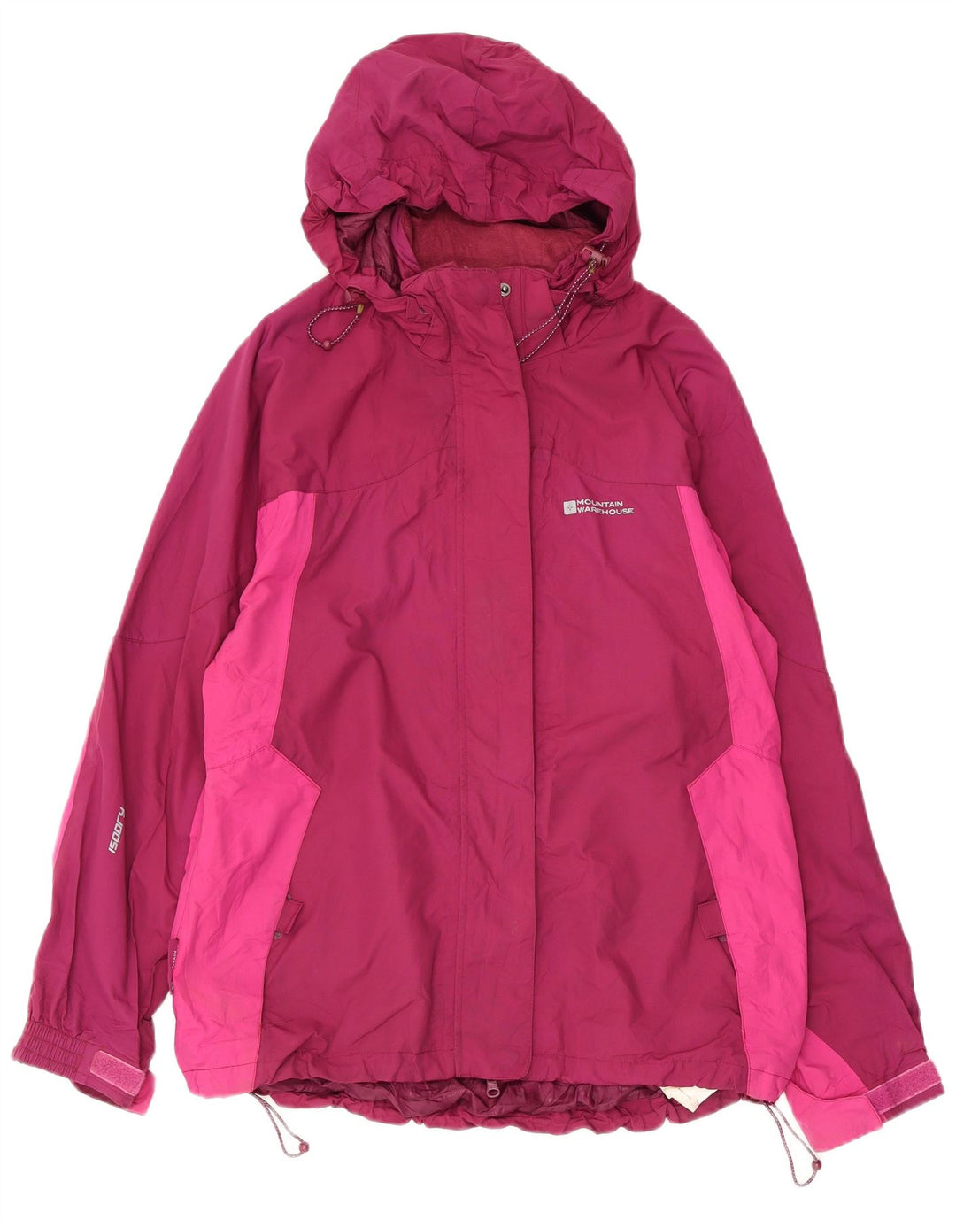 Mountain Warehouse Veste de pluie à capuche pour femme UK 14 Large Rose Colourblock