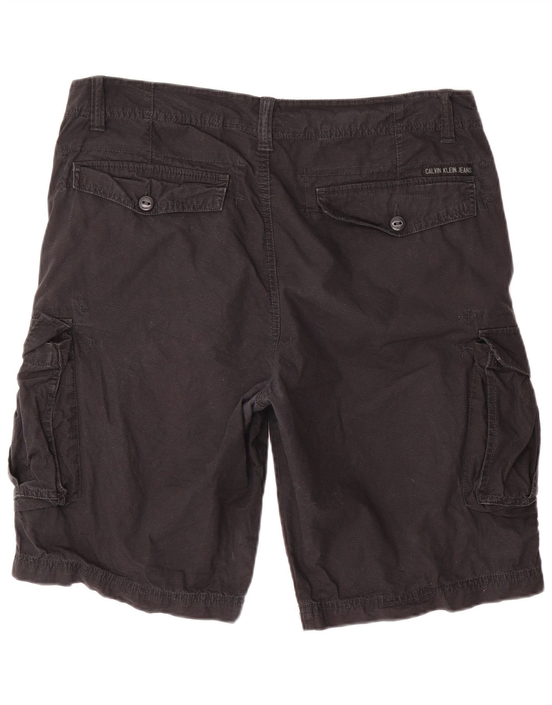 CALVIN KLEIN Short Cargo Homme W36 Large Noir Coton