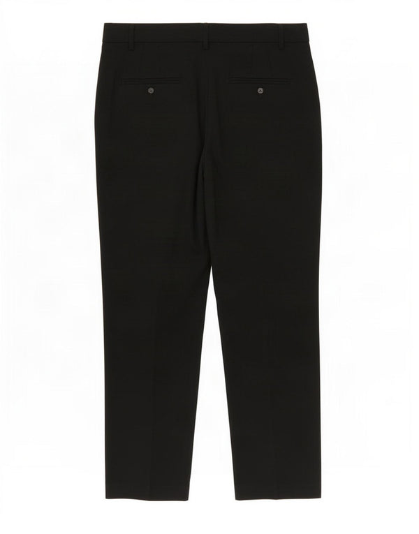 Marks & Spencer Pantalon décontracté fuselé pour femme UK 16 Large W38 L28 Noir