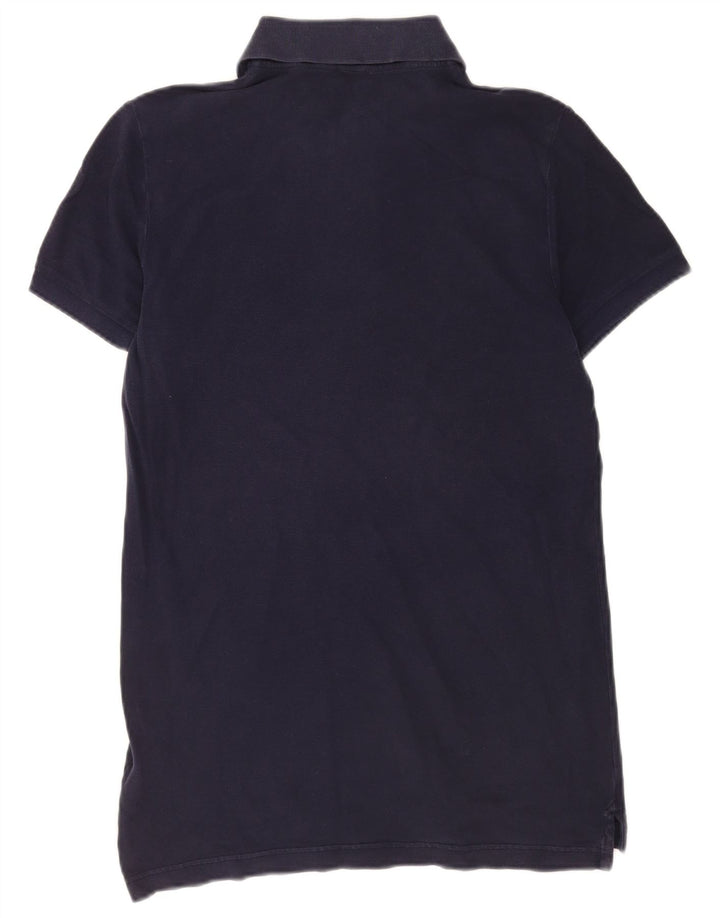Benetton Polo Homme Bleu Marine Moyen Coton
