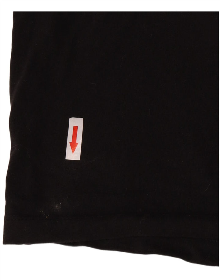 Adidas Femmes Crop Graphic Débardeur UK 12 Moyen Noir
