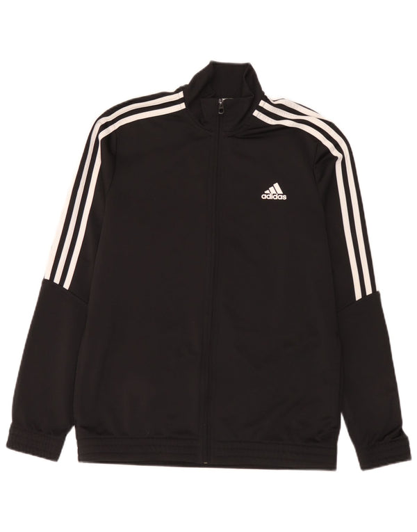 Veste de survêtement Adidas Garçon 13-14 ans Noir Polyester