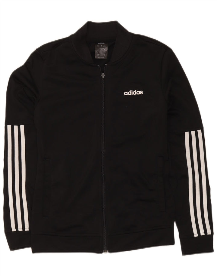 Adidas Veste de survêtement pour femme UK 4/6 XS Noir Polyester
