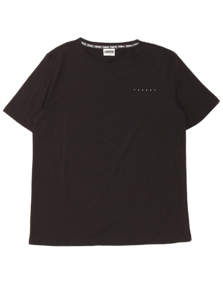 Freddy T-Shirt Femme UK 14 Medium Noir