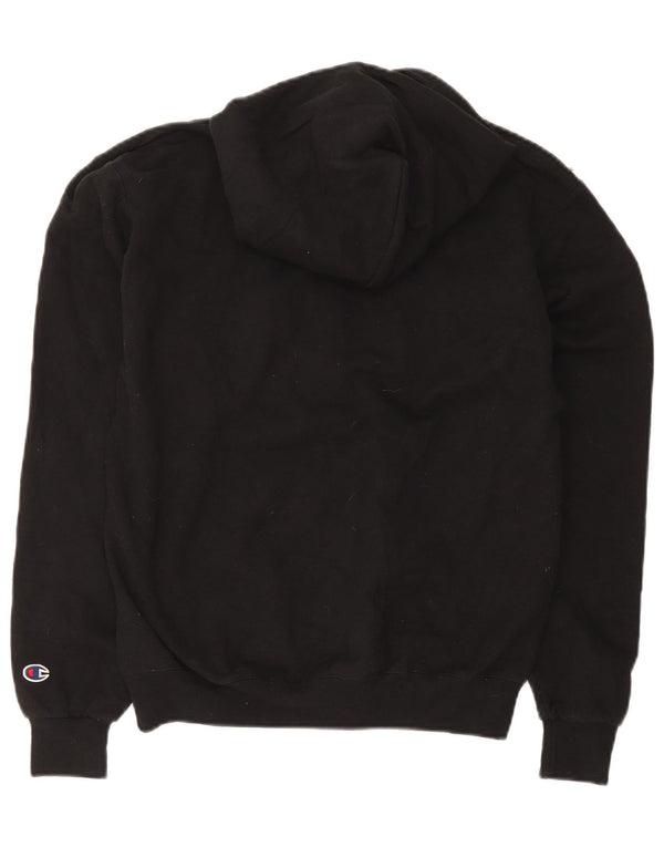 Champion Pull à capuche surdimensionné graphique pour femme UK 10 Petit coton noir
