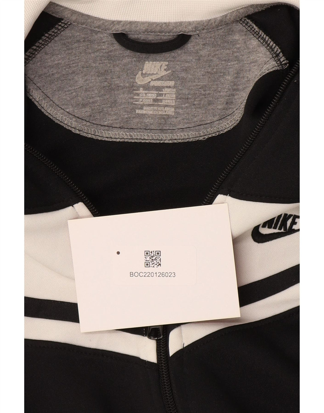 Nike Veste de survêtement pour homme UK 36/38 Small Noir Colourblock