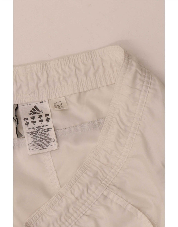 Adidas Short de sport Climalite Homme Blanc Moyen Polyester