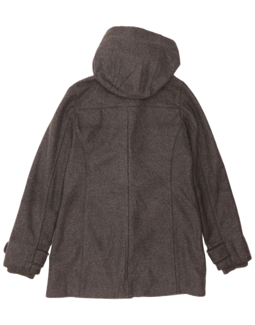 Tommy Hilfiger Duffle Coat à capuche pour femme UK 44 Laine gris moyen