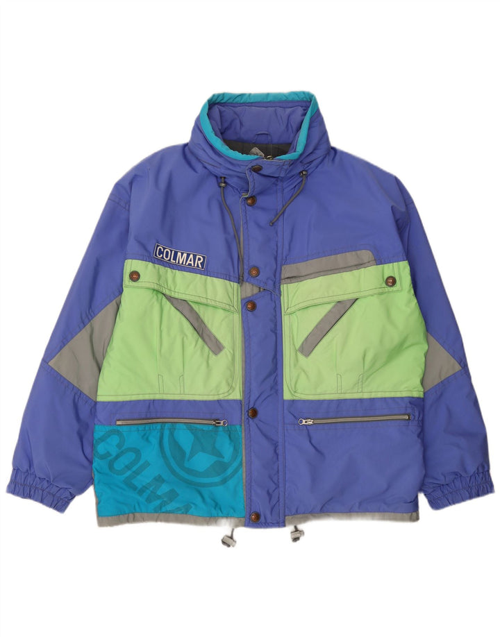 Colmar Veste de Ski Graphique Homme IT 52 Large Bleu Colorblock Polyamide