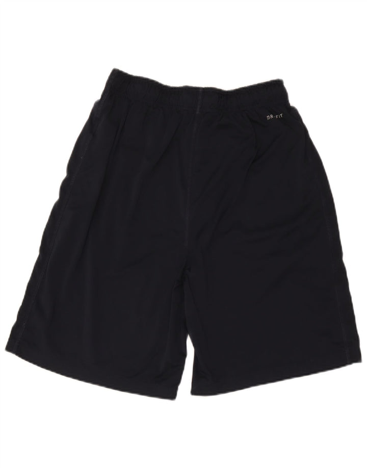 Nike Short de sport Dri Fit pour femme UK 14 Bleu marine moyen Polyester