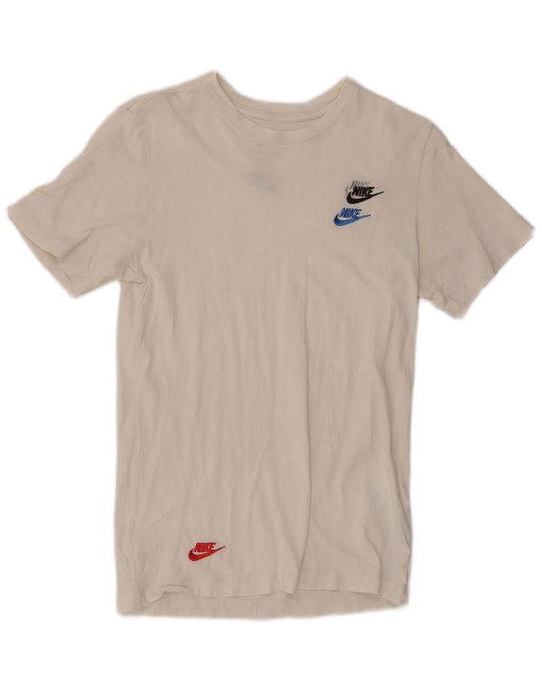 Nike T-Shirt Homme Haut XS Blanc Coton