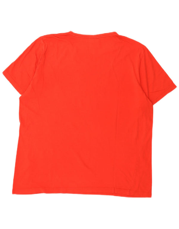 Puma T-Shirt Graphique Top XL Homme Rouge Coton