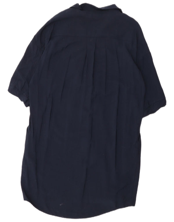 Whistles Robe droite surdimensionnée à manches 3/4 pour femme UK 14 Bleu marine moyen