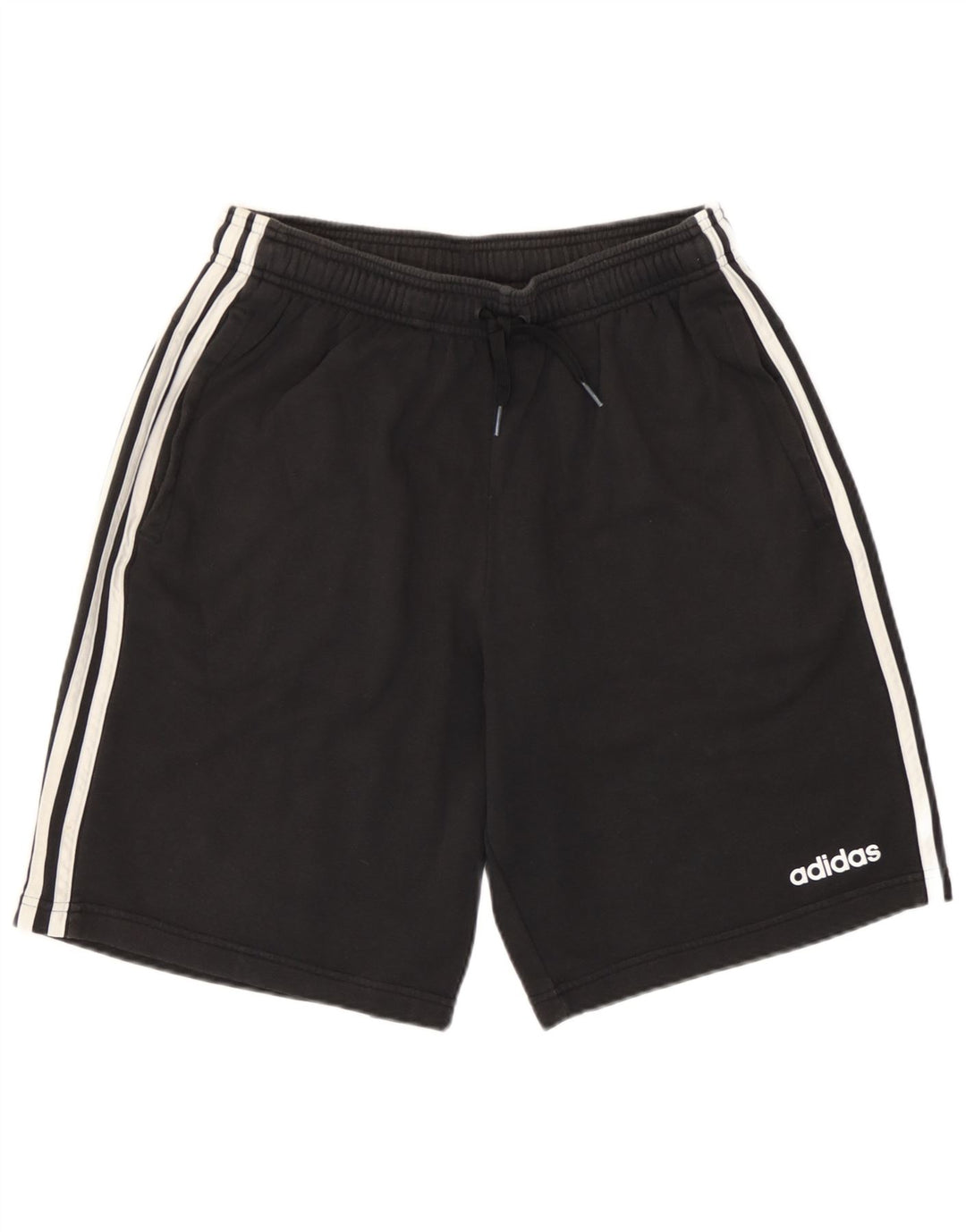 Adidas Short de sport pour homme en coton noir moyen