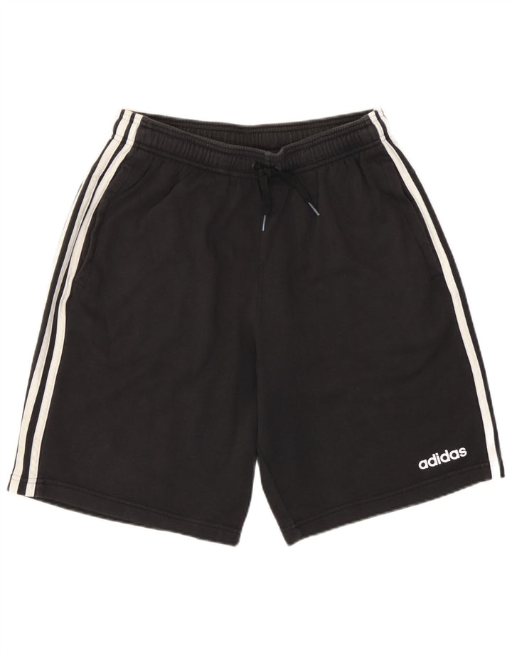Adidas Short de sport pour homme en coton noir moyen