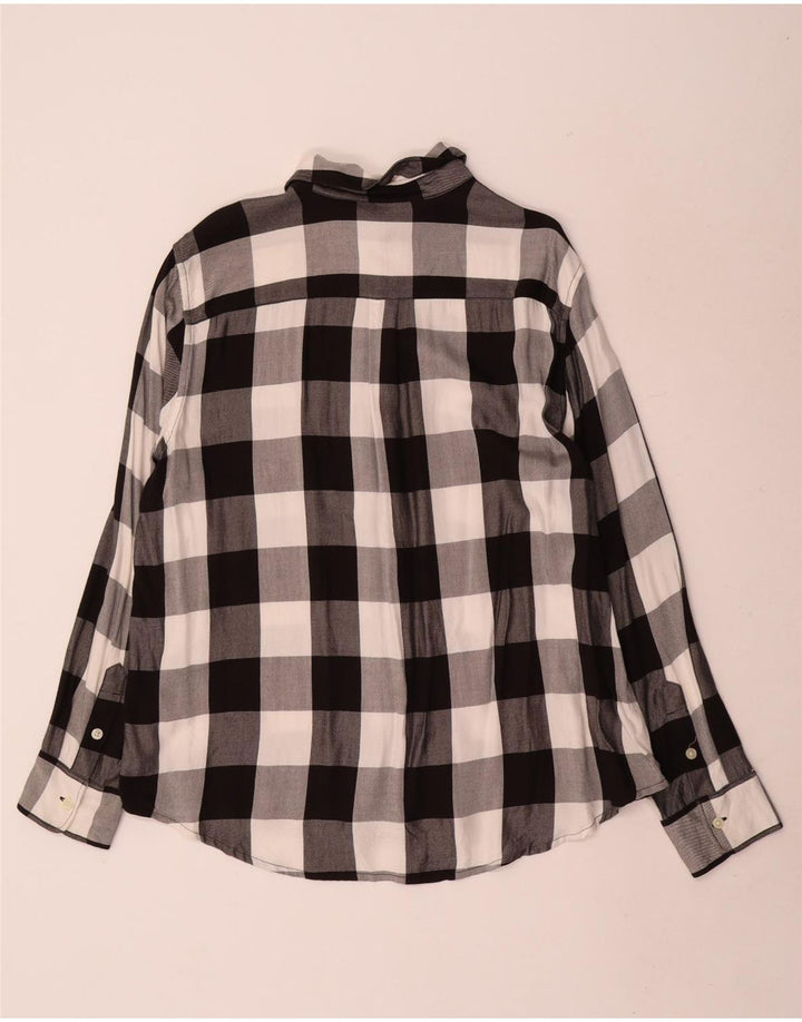 Levi's Chemise en flanelle Boyfriend pour femme UK 16 Large Vichy noir