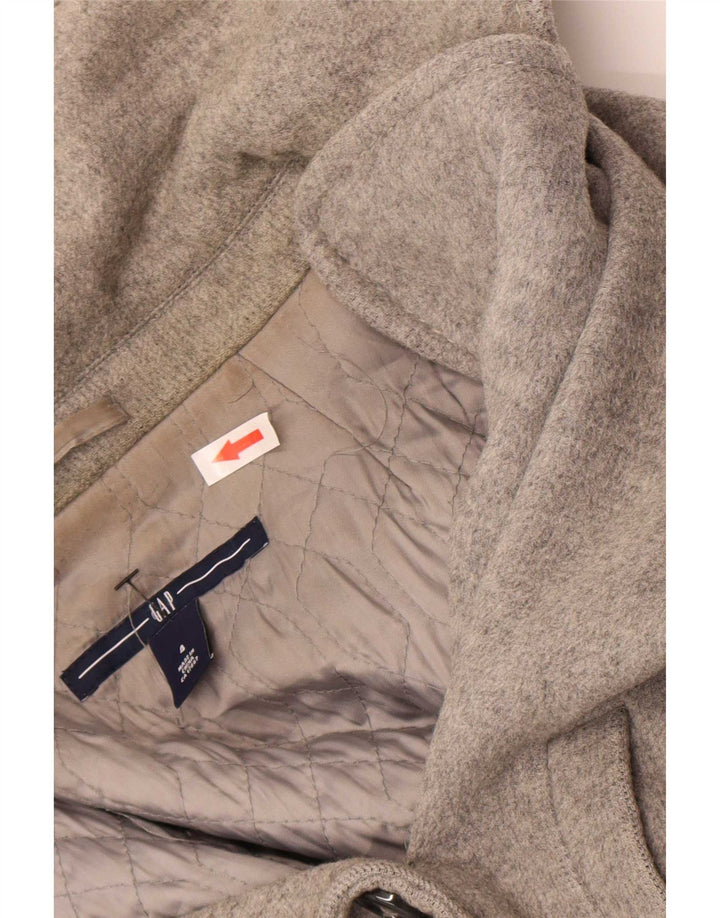 Gap Manteau croisé pour femme US 4 Small Gris