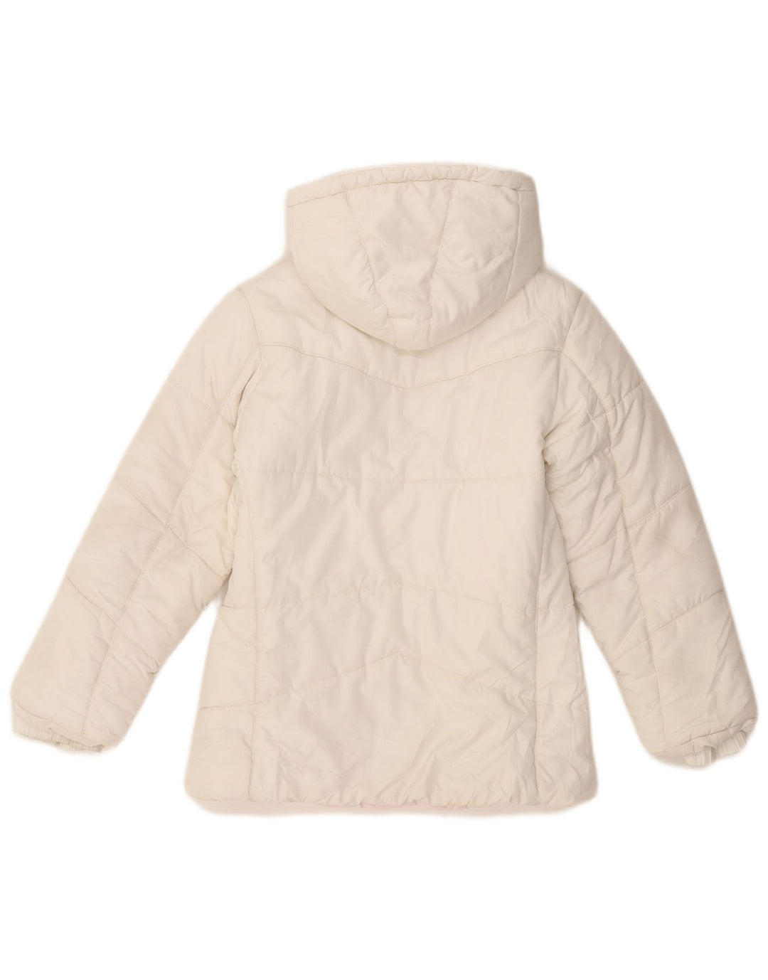 NIKE Veste matelassée à capuche pour fille 8-9 ans Small Blanc Polyester