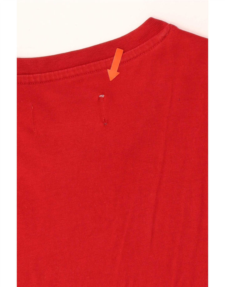 Penguin T-Shirt Homme Haut Petit Rouge Coton