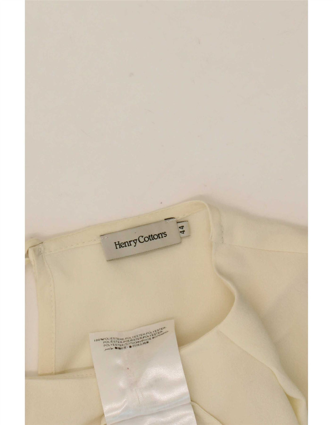 Henry Cottons Chemisier à manches longues pour femme IT 44 Blanc moyen Polyester