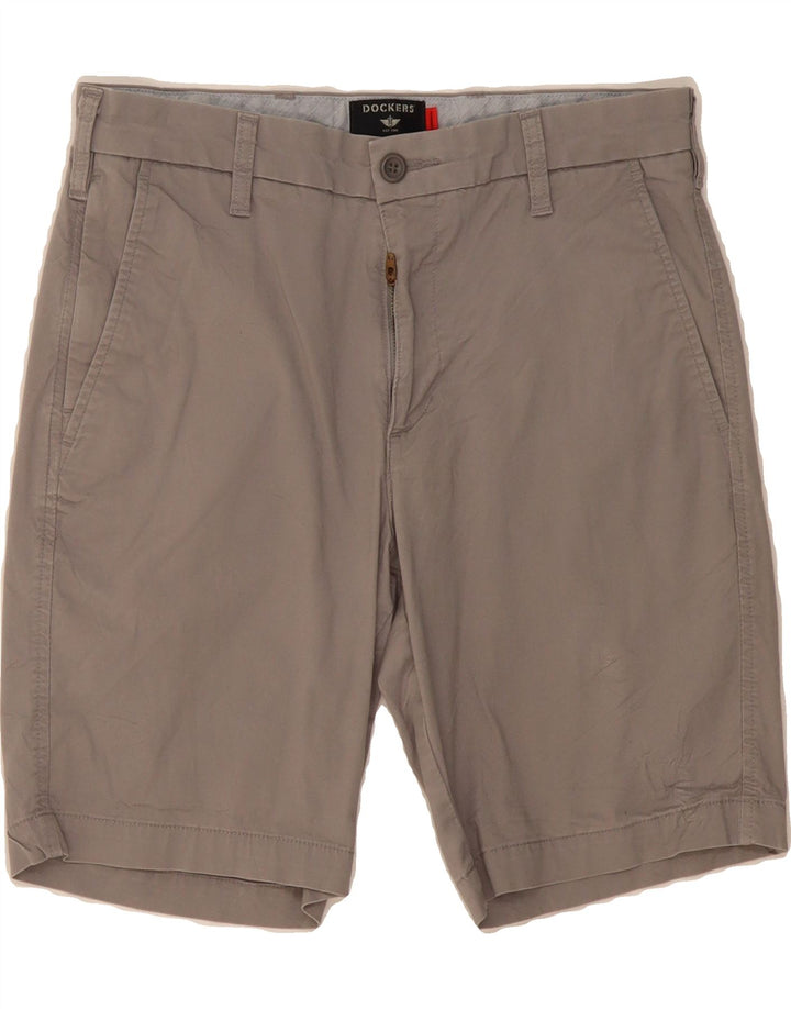 DOCKERS Mens Chino Shorts W30 Medium Grey Cotton Vintage Dockers and Second-Hand Dockers from Messina Hembry 