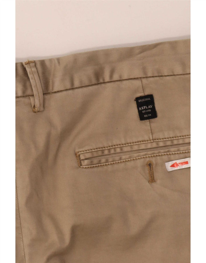 Replay Short Chino Homme Large W36 Beige