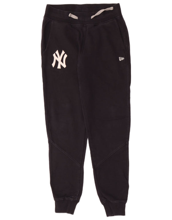 New Era Pantalon de Survêtement Graphique Joggers Homme Bleu Marine Moyen Coton