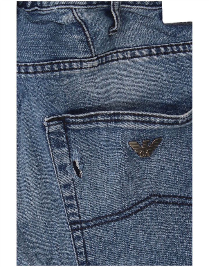 Armani Jean droit homme W33 L34 bleu coton