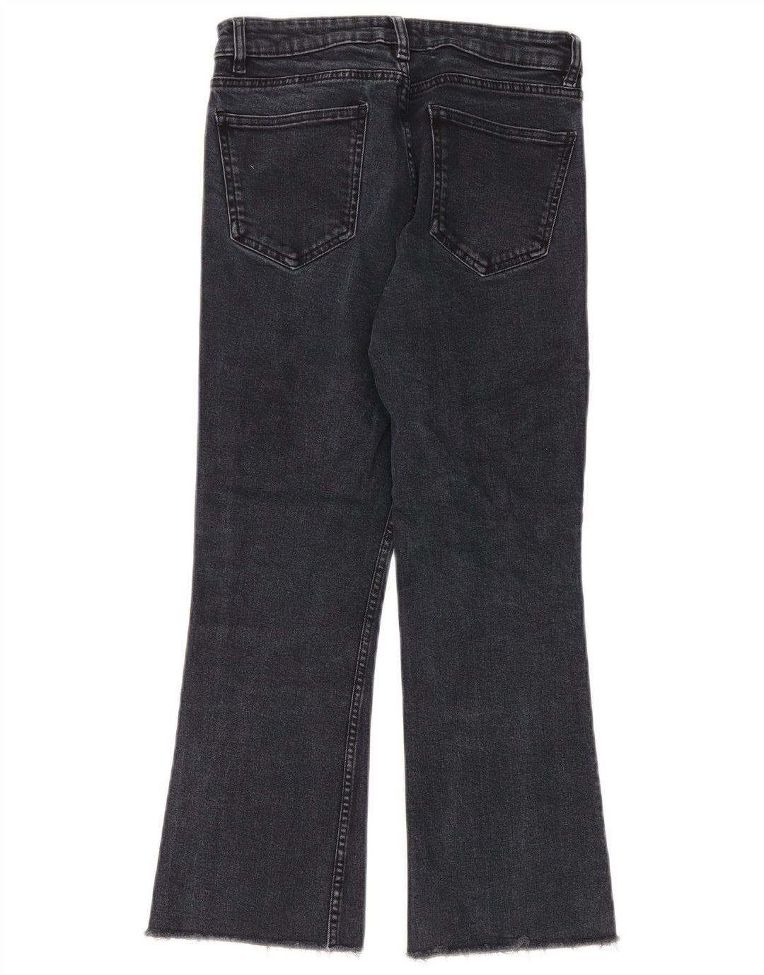 Zara Jean court pour femme EU 40 Medium W30 L25 Bleu marine Coton