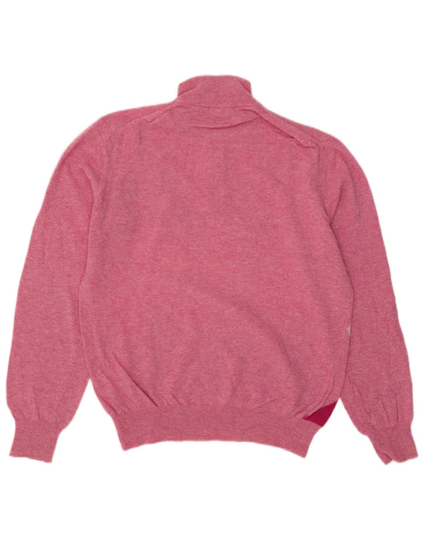 Marina Yachting Pull à col zippé pour homme Large Rose Argyle/Diamant