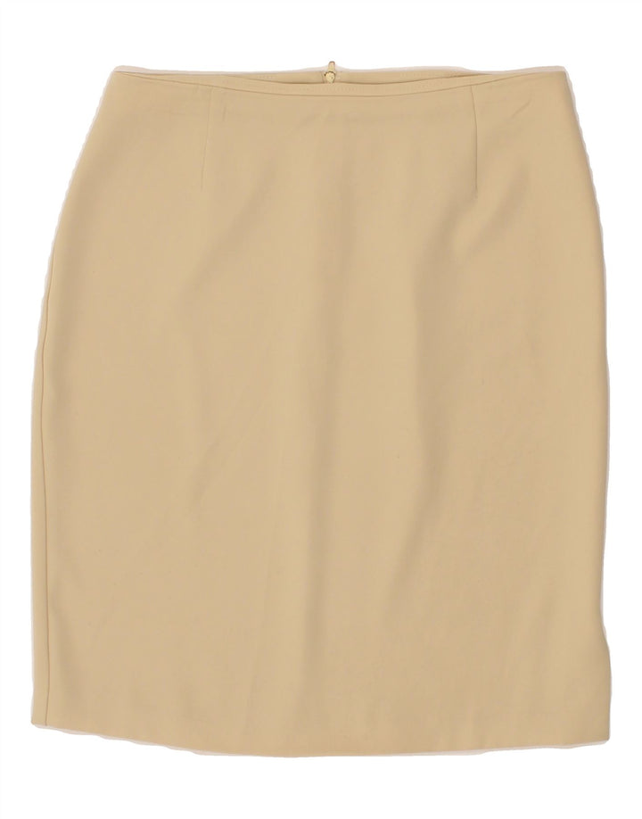 BENETTON Womens Pencil Skirt W22 2XS  Beige Vintage Benetton and Second-Hand Benetton from Messina Hembry 