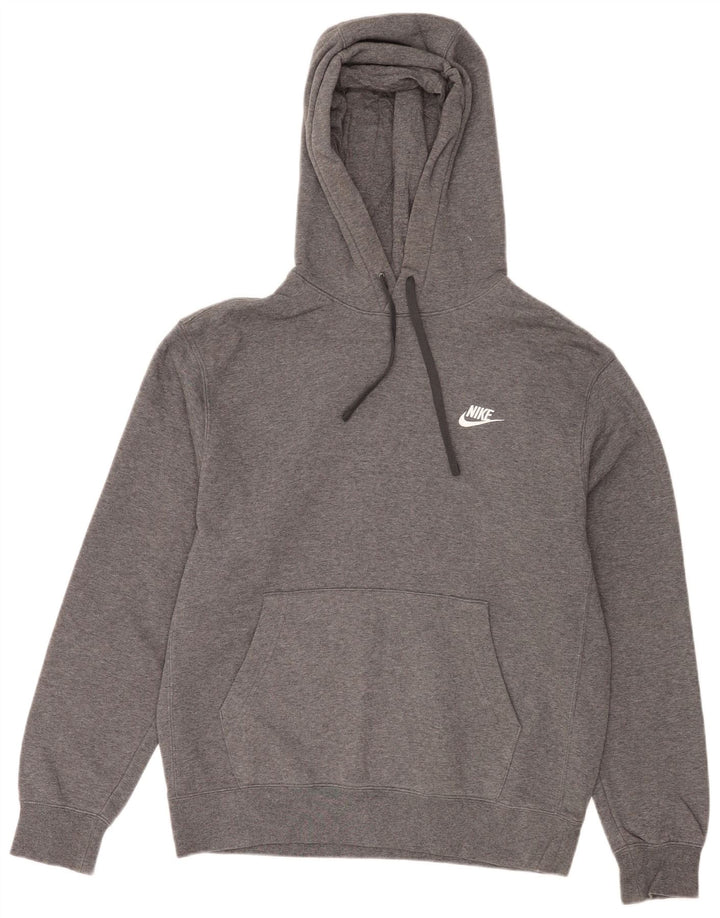 NIKE Pull à capuche pour homme en coton gris moyen