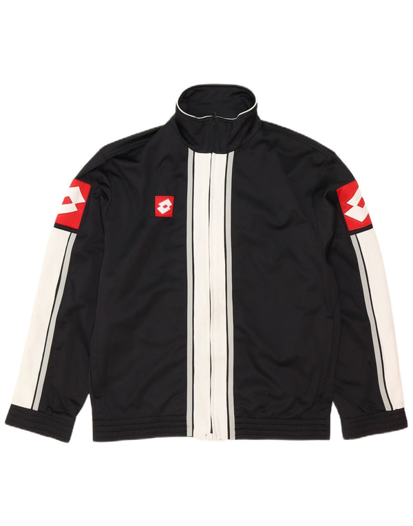 Lotto Veste de Survêtement Homme Noir Moyen Polyester Colorblock