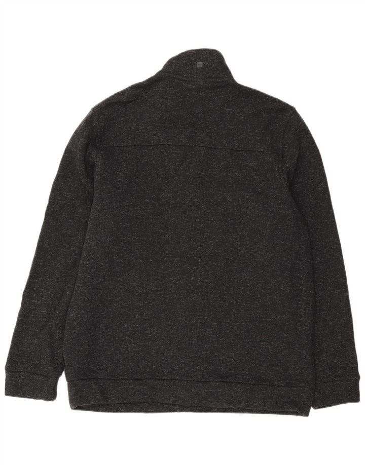 Mountain Warehouse Sweat-shirt à col zippé pour homme XL Gris chiné