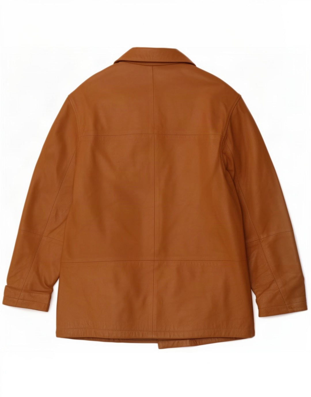 Veste en cuir pour femme UK 14 Large Beige