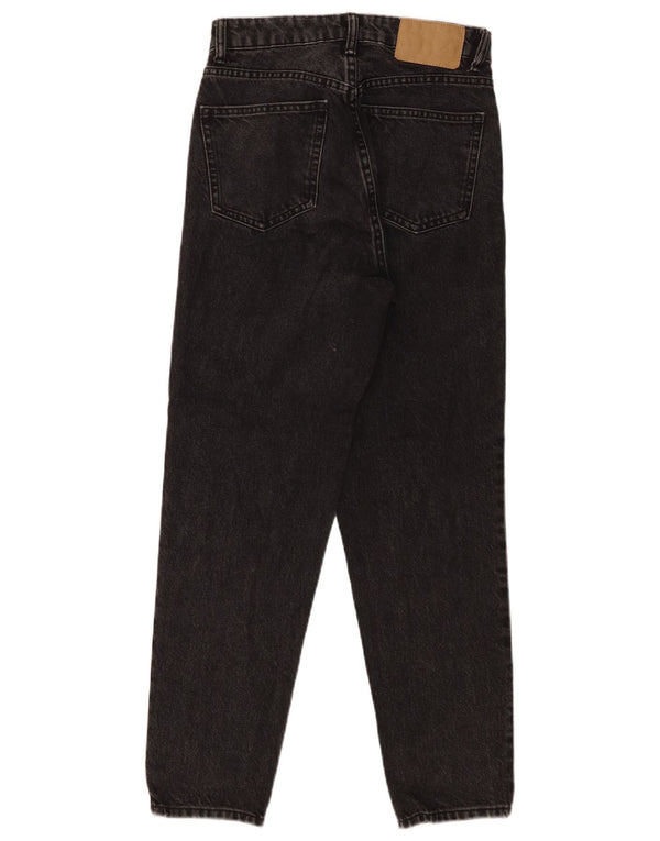Zara Jean fuselé taille haute pour femme EU 34 2XS W24 L27 Coton noir
