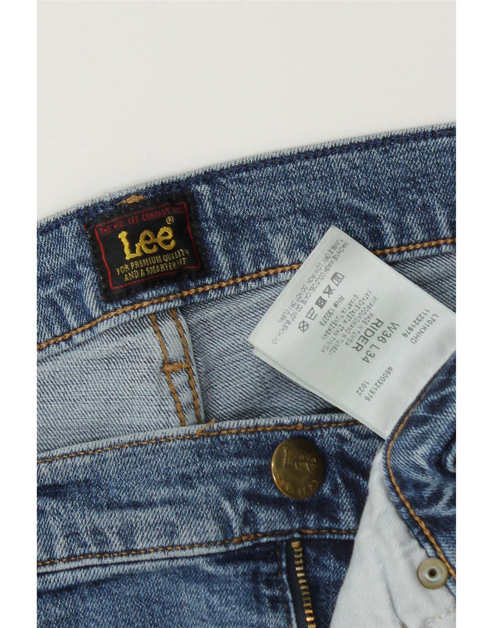 Lee Jean Slim Rider W36 L32 Homme Bleu Coton