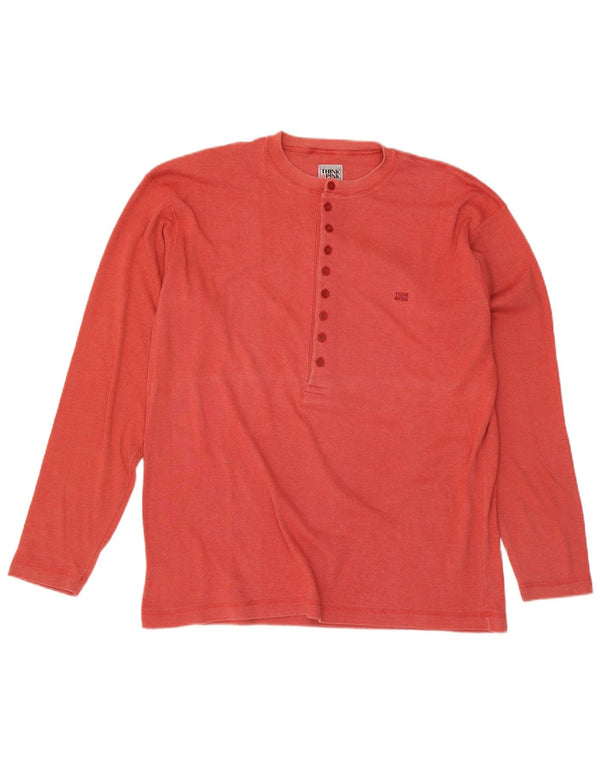 Think Pink Haut à Manches Longues Homme XL Rouge