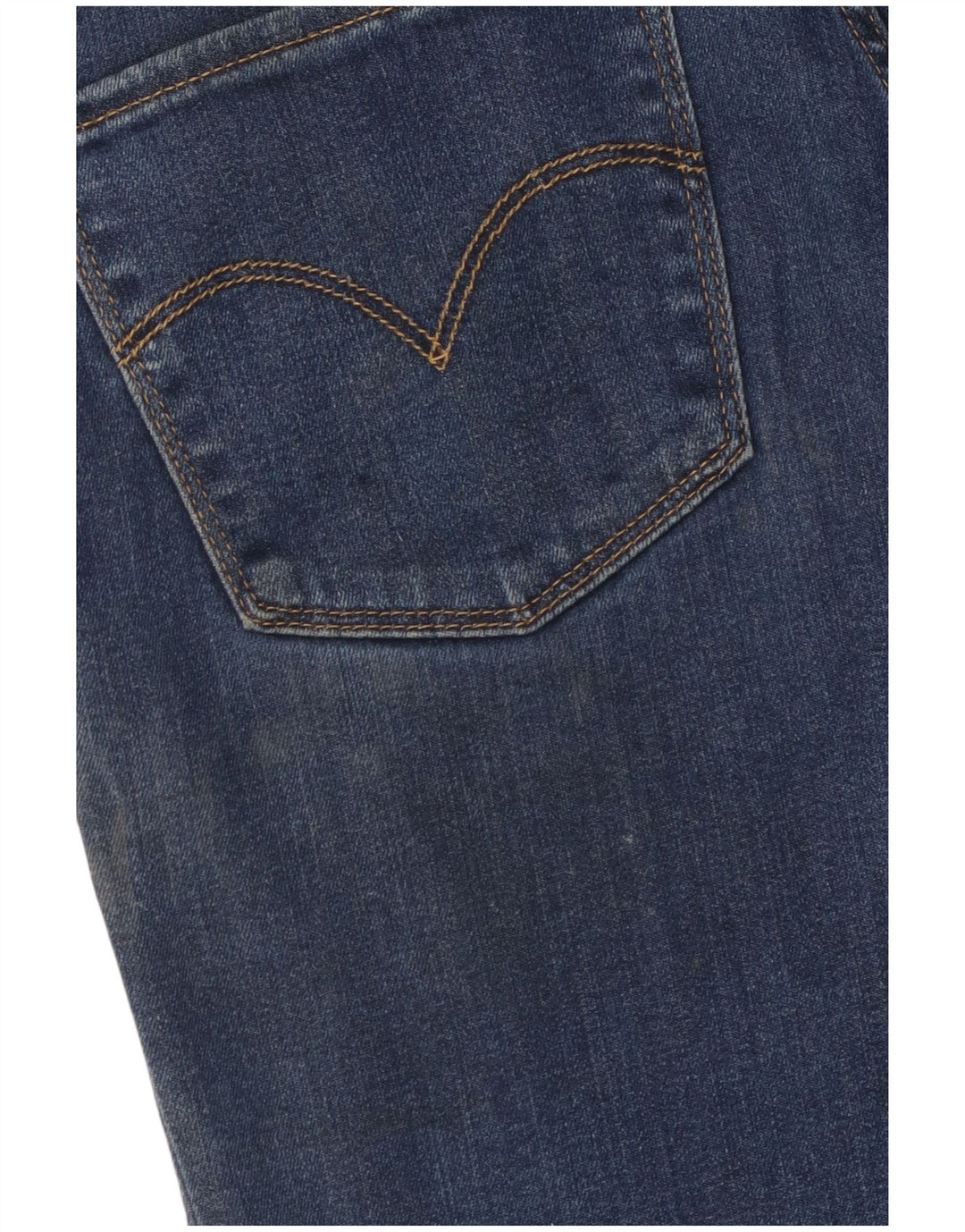 LEVI'S Jean droit taille haute 724 femme W27 L32 bleu Lyocell