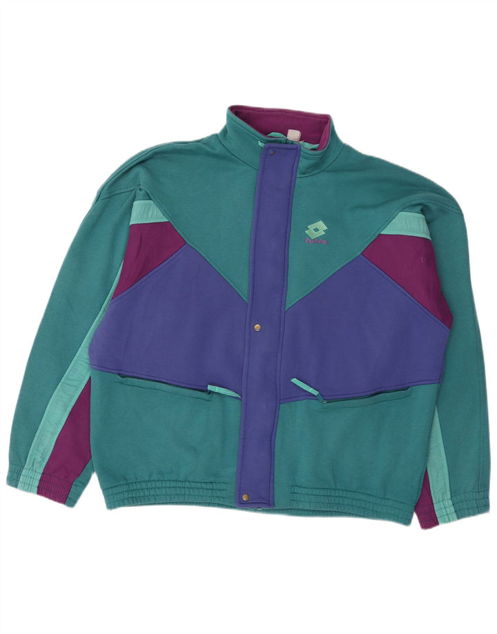 Lotto Veste de Survêtement Homme XL Vert Colorblock