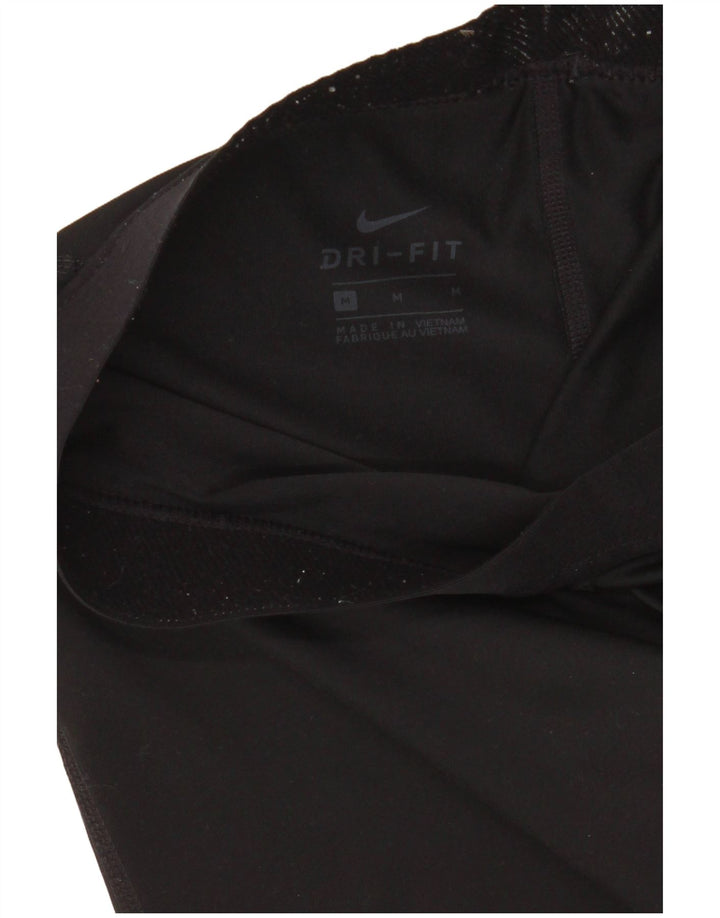 Nike Legging graphique Dri Fit pour femme UK 14 Noir moyen