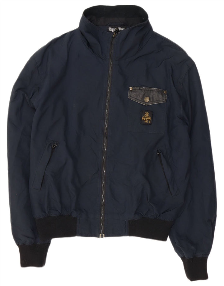 Refrigiwear Cruz Bomber Jacket UK 40 Large Bleu Marine Polyester
